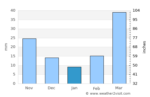 Yankton average rain in January