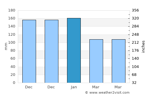 Yayladağı average rain in January
