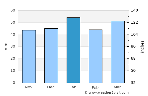 Young average rain in January