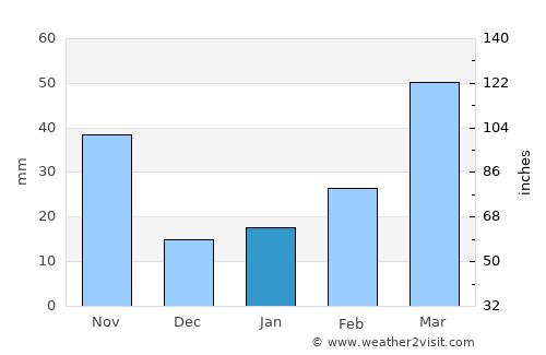 Zaoyang average rain in January