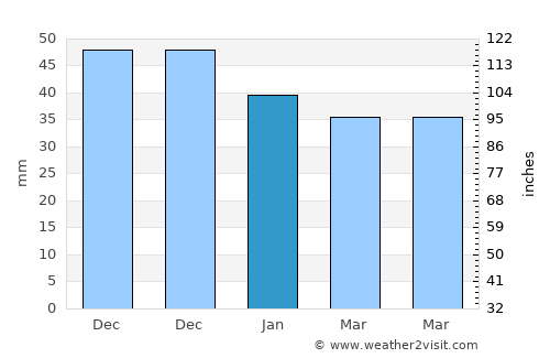 Zheleznogorsk average rain in January