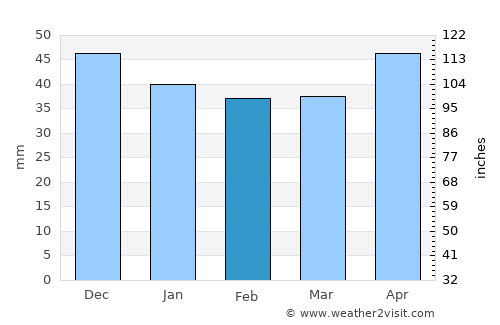 Zimnicea average rain in February