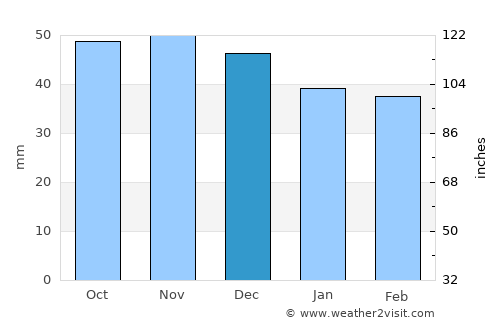 Żory average rain in December