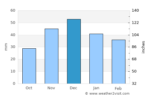 Zverevo average rain in December