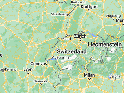 Map showing location of Aarberg (47.04439, 7.27578)