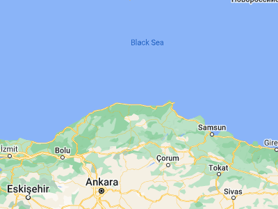 Map showing location of Abana (41.97858, 34.011)