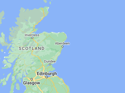 Map showing location of Aberdeen (57.14369, -2.09814)