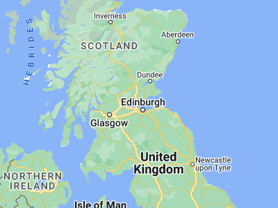 Map showing location of Aberdour (56.05, -3.3)