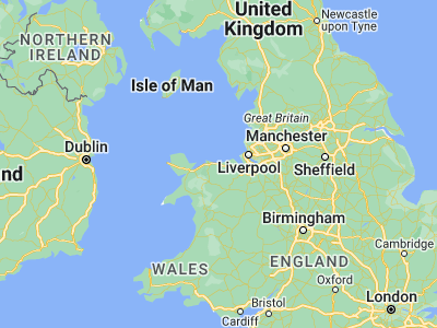 Map showing location of Abergele (53.28436, -3.5822)