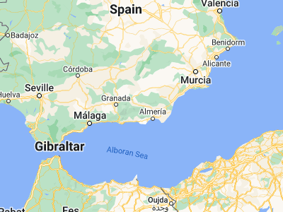 Map showing location of Abrucena (37.13226, -2.79711)