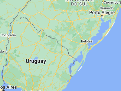 Map showing location of Aceguá (-31.86667, -54.2)