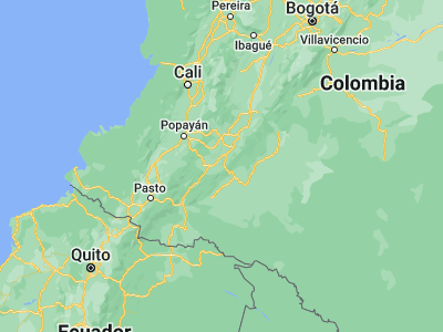 Map showing location of Acevedo (1.83606, -75.85498)