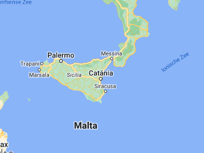 Map showing location of Aci Catena (37.59596, 15.14019)