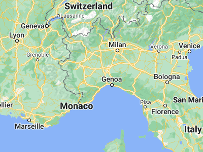 Map showing location of Acqui Terme (44.67514, 8.46755)