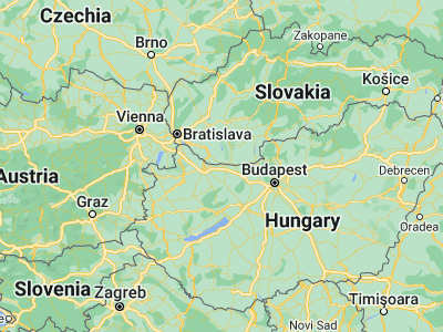 Map showing location of Ács (47.71231, 18.01131)