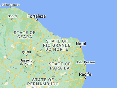 Map showing location of Açu (-5.57667, -36.90861)