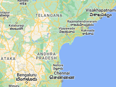 Map showing location of Addanki (15.81667, 79.98333)