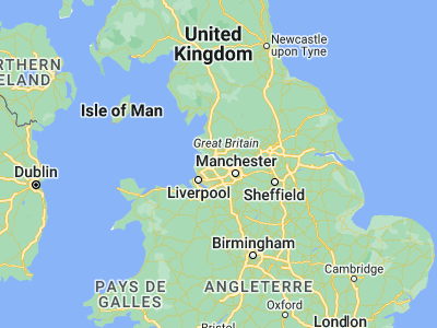 Map showing location of Adlington (53.61323, -2.60676)