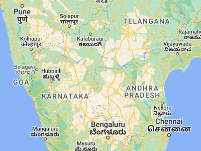 Map showing location of Ādoni (15.63333, 77.28333)