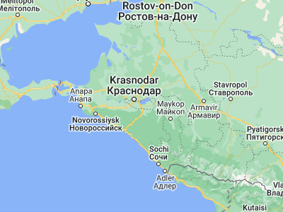 Map showing location of Adygeysk (44.88248, 39.19194)