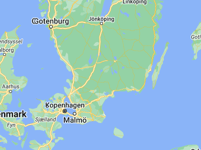 Map showing location of Älmhult (56.55146, 14.13827)
