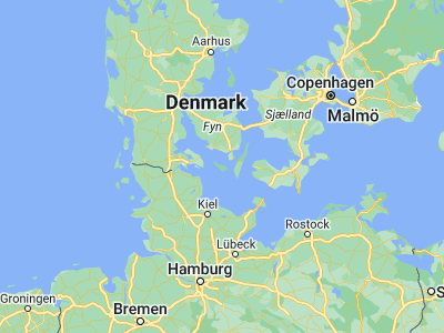 Map showing location of Ærøskøbing (54.88803, 10.41117)