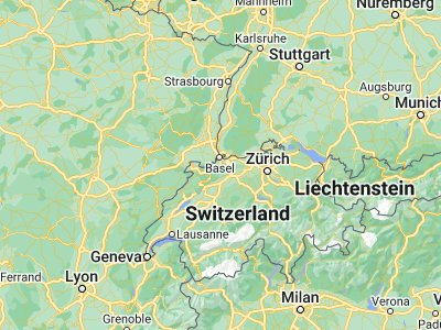 Map showing location of Aesch (47.47104, 7.5973)