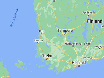 Map showing location of Äetsä (61.28333, 22.68333)
