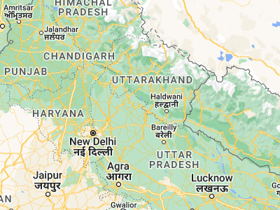 Map showing location of Afzalgarh (29.39374, 78.67356)
