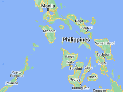 Map showing location of Agcogon (12.06146, 121.95911)