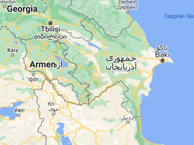 Map showing location of Ağdam (39.99096, 46.92736)