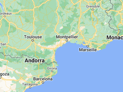 Map showing location of Agde (43.31083, 3.47583)