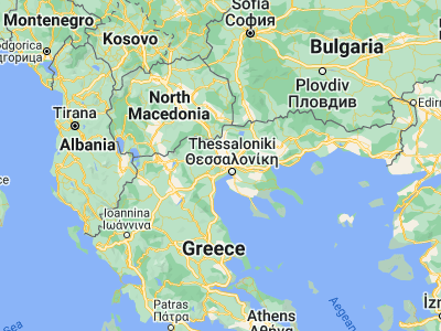 Map showing location of Ágios Athanásios (40.71722, 22.72806)