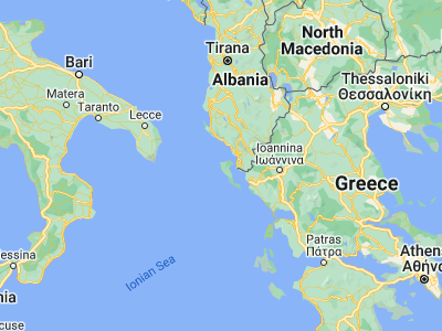 Map showing location of Agios Georgis (39.72363, 19.69969)
