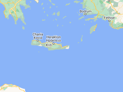 Map showing location of Ágios Nikólaos (35.19139, 25.71333)