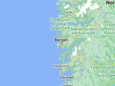 Map showing location of Ågotnes (60.40611, 5.01889)