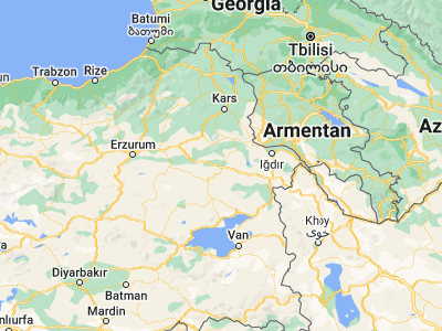 Map showing location of Ağrı (39.71944, 43.05139)