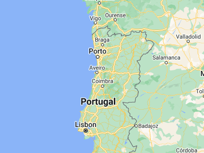 Map showing location of Aguada de Cima (40.52291, -8.427)