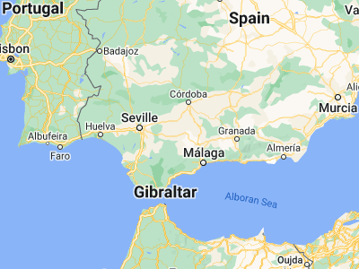 Map showing location of Aguadulce (37.25273, -4.99269)