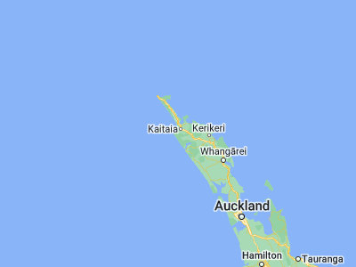 Map showing location of Ahipara (-35.16667, 173.16667)