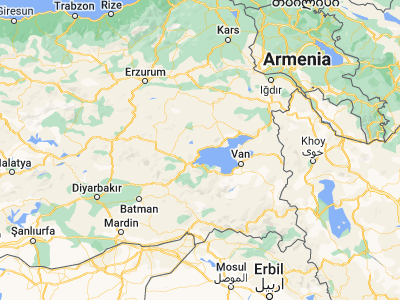 Map showing location of Ahlat (38.75178, 42.48135)