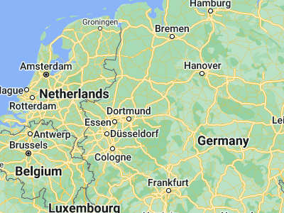 Map showing location of Ahlen (51.76338, 7.8887)