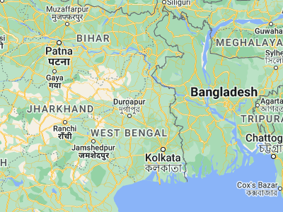 Map showing location of Ahmadpur (23.83333, 87.7)