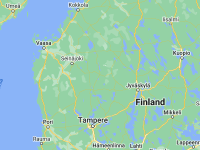 Map showing location of Ähtäri (62.55403, 24.06186)