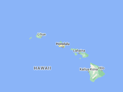 Map showing location of ‘Aiea (21.38222, -157.93361)