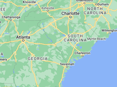 Map showing location of Aiken (33.56042, -81.71955)