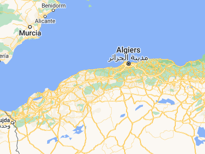 Map showing location of Aïn Defla (36.26406, 1.9679)