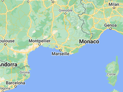 Map showing location of Aix-en-Provence (43.5283, 5.44973)