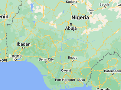 Map showing location of Ajaokuta (7.56229, 6.65497)