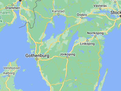Map showing location of Åkarp (58.23333, 13.65)